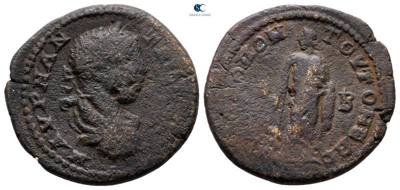 Moesia Inferior. Tomis. Elagabal AD 218-222. 
Bronze Æ

22 mm, 5,18 g



...