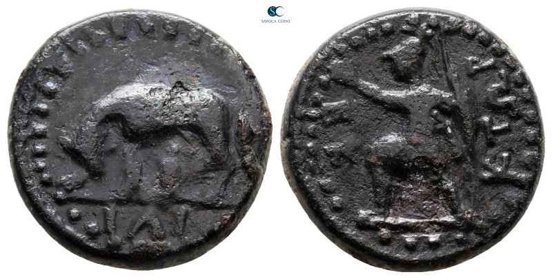 Troas. Ilion. Pseudo-autonomous. Time of Galba and Otho AD 68-69. 
Bronze Æ

...