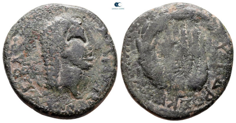 Caria. Keramos. Pseudo-autonomous issue AD 117-138. 
Bronze Æ

24 mm, 7,97 g...