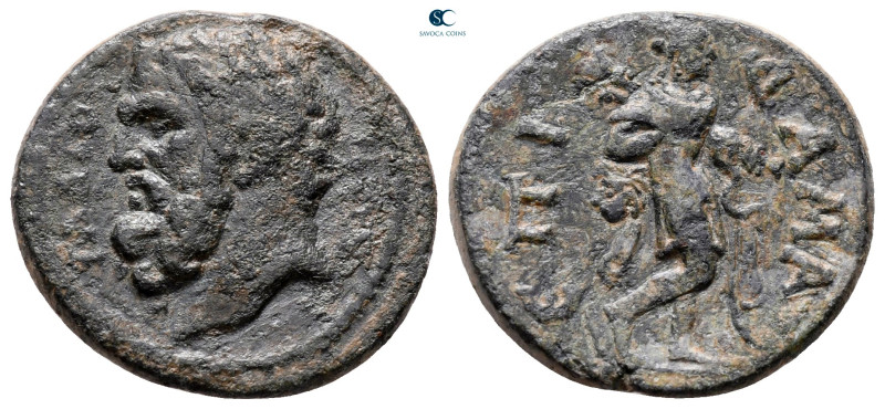 Lydia. Maionia. Pseudo-autonomous issue AD 193-211. ΔΑΜΑ (Dama-), magistrate
Br...