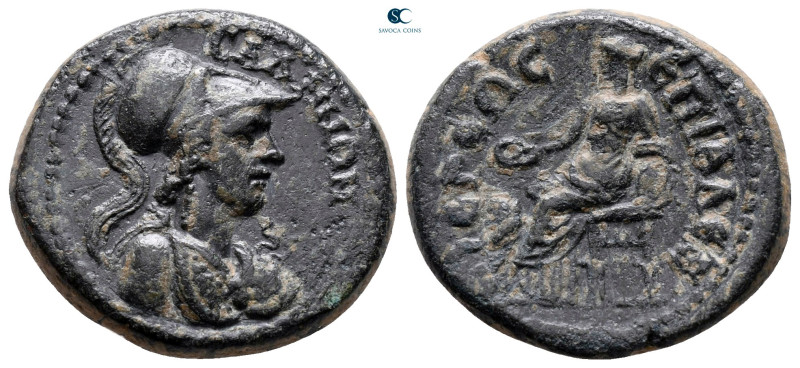 Lydia. Sala. Pseudo-autonomous issue circa AD 98-211. 
Bronze Æ

21 mm, 5,27 ...