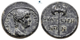 Lydia. Thyateira. Nero AD 54-68. Bronze Æ