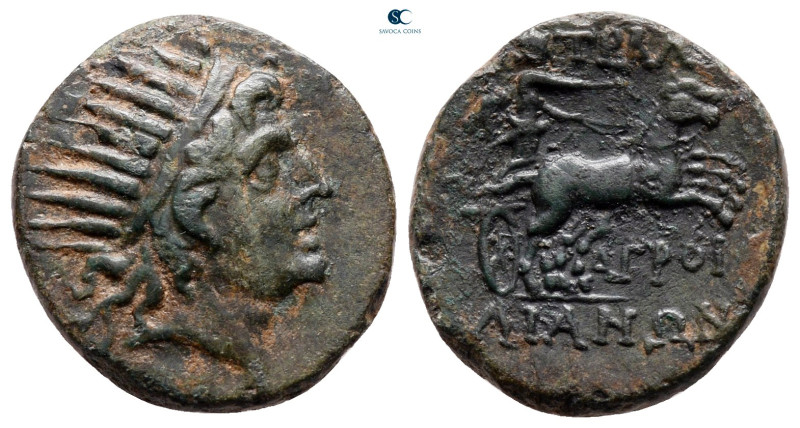 Lydia. Tralleis. Pseudo-autonomous issue. Time of Augustus circa 27 BC-AD 14. 
...