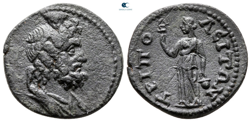 Lydia. Tripolis. Pseudo-autonomous issue. Time of the Severans AD 193-235. 
Bro...