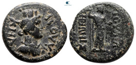 Phrygia. Laodikeia ad Lycum. Pseudo-autonomous issue. Time of Nero AD 54-68. Julia Zenonis, magistrate. Bronze Æ