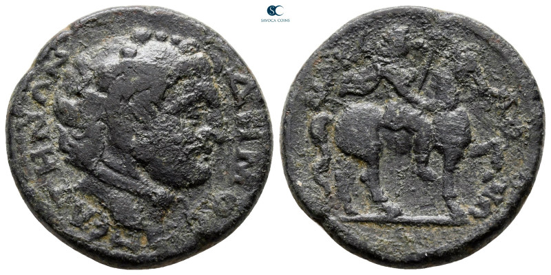 Phrygia. Peltai. Pseudo-autonomous issue. Time of the Antonines AD 138-192. 
Br...