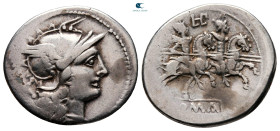 Anonymous 189-180 BC. Rome. Denarius AR