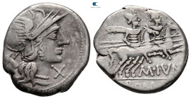 C. Junius C.f 149 BC. Rome. Denarius AR