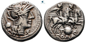 T. Quinctius Flaminius 126 BC. Rome. Denarius AR