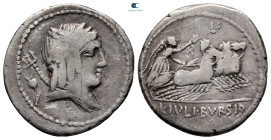 L. Julius Bursio 85 BC. Rome. Denarius AR