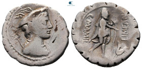 C. Mamilius Limetanus 82 BC. Rome. Serrate Denarius AR