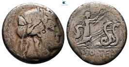 M. Volteius M. f 78 BC. Rome. Denarius AR