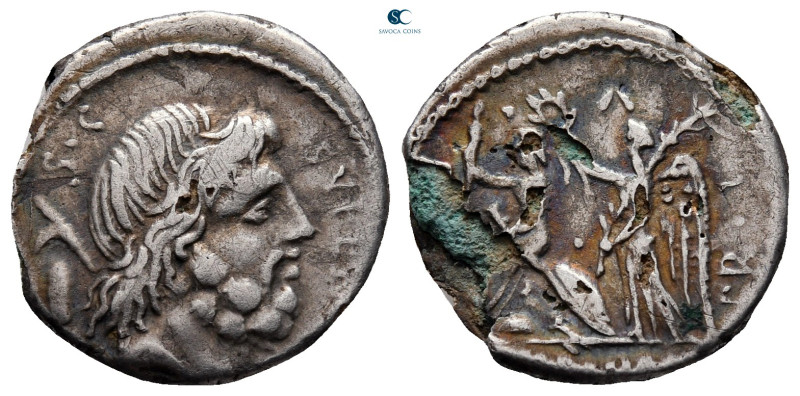 M. Nonius Sufenas 57 BC. Rome
Fourreè Denarius

18 mm, 1,50 g



very fin...