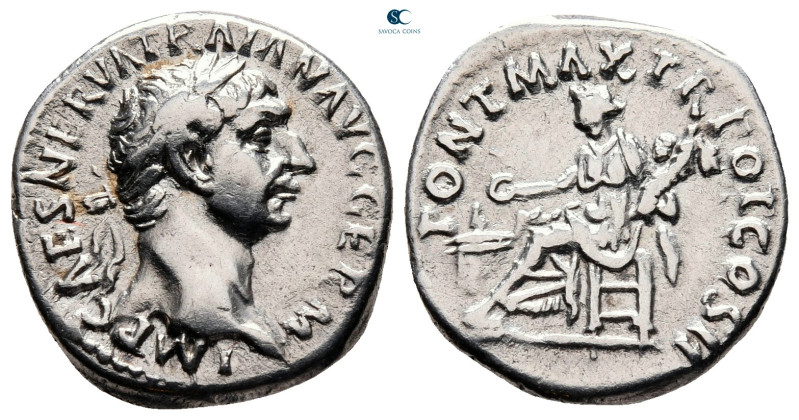 Trajan AD 98-117. Rome
Denarius AR

18 mm, 3,38 g



very fine