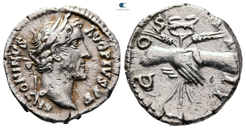 Antoninus Pius AD 138-161. Rome
Denarius AR

18 mm, 2,99 g



good very f...