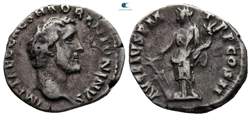 Antoninus Pius AD 138-161. Rome
Denarius AR

18 mm, 2,99 g



very fine