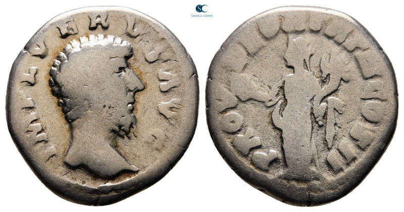 Lucius Verus AD 161-169. Rome
Denarius AR

18 mm, 2,83 g



nearly very f...