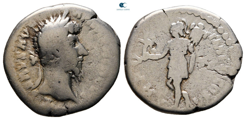 Lucius Verus AD 161-169. Rome
Denarius AR

18 mm, 2,86 g



nearly very f...