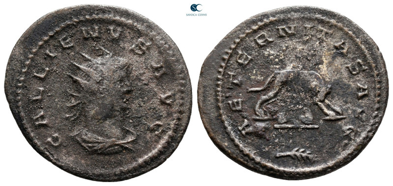 Gallienus AD 253-268. Antioch
Billon Antoninianus

23 mm, 2,72 g



very ...