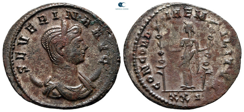 Severina AD 270-275. Cyzicus
Billon Antoninianus

24 mm, 3,20 g



very f...