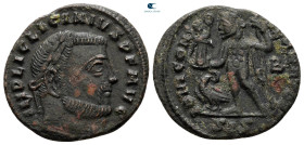 Licinius I AD 308-324. Siscia. Follis Æ