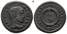 Crispus, as Caesar AD 316-326. Ticinum. Follis Æ