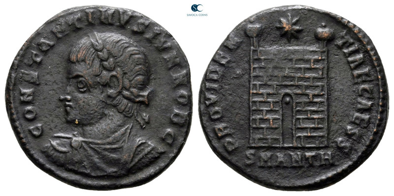 Constantine II, as Caesar AD 317-337. Antioch
Follis Æ

19 mm, 3,19 g



...