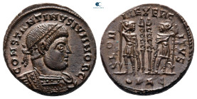 Constantine II, as Caesar AD 317-337. Lugdunum. Follis Æ