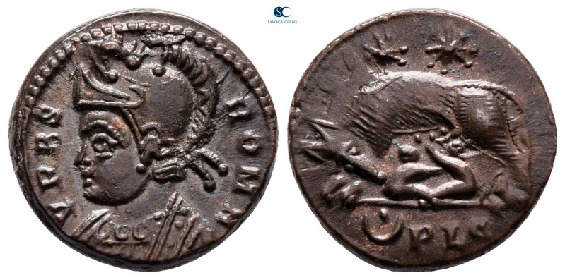 City Commemoratives AD 330-354. Lugdunum
Follis Æ

16 mm, 3,46 g



good ...