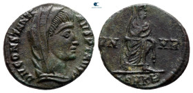 Divus Constantine I AD 337. Cyzicus. Follis Æ