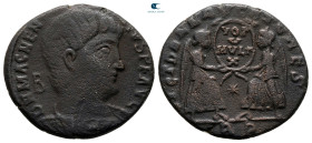 Magnentius AD 350-353. Treveri. Follis Æ