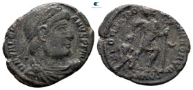 Valentinian I AD 364-375. Aquileia. Follis Æ