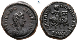 Theodosius I AD 379-395. Cyzicus. Follis Æ