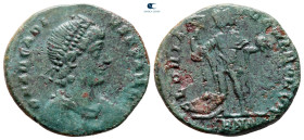 Arcadius AD 383-408. Nicomedia. Follis Æ
