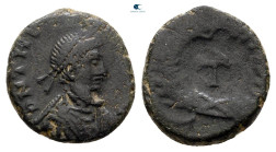 Theodosius II AD 402-450. Uncertain mint. Nummus Æ