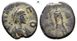 Leo I AD 457-474. Uncertain mint. Nummus Æ