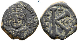 Justinian I AD 527-565. Cyzicus. Half Follis or 20 Nummi Æ