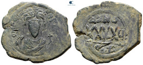 Phocas AD 602-610. Cyzicus. Follis or 40 Nummi Æ