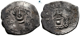 Constans II AD 641-668. Constantinople. Hexagram AR