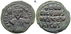 Theophilus AD 829-842. Constantinople. Follis Æ