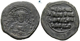 Attributed to Basil II and Constantine VIII AD 976-1028. Constantinople. Anonymous Follis Æ
