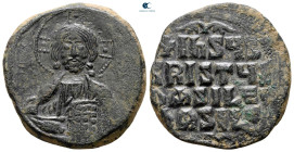 Attributed to Basil II and Constantine VIII AD 976-1028. Constantinople. Anonymous Follis Æ