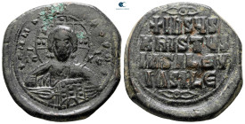Attributed to Basil II and Constantine VIII AD 976-1028. Constantinople. Anonymous Follis Æ