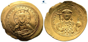 Constantine IX Monomachus AD 1042-1055. Constantinople. Histamenon Nomisma AV