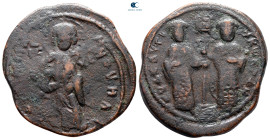 Constantine X Ducas and Eudocia AD 1059-1067. Constantinople. Follis Æ