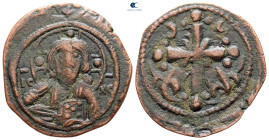 Nicephorus III Botaniates AD 1078-1081. Constantinople. Anonymous Follis Æ