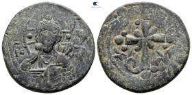 Nicephorus III Botaniates AD 1078-1081. Constantinople. Anonymous Follis Æ