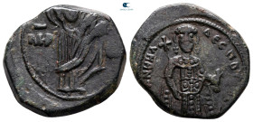 Manuel I Comnenus AD 1143-1180. Constantinople. Tetarteron Æ