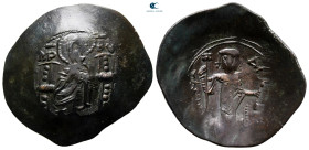 Isaac II Angelos AD 1185-1195. Constantinople. Trachy Æ