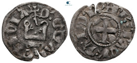 Crusaders, Principality of Achea. Philippe de Taranto AD 1307-1313. Denier Tournois BI